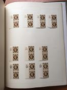 GB: 1936-46 A COLLECTION OF OG CONTROLS IN AN ALBUM, MAINLY IN PAIRS WITH VALUES TO 9d (8 PAIRS),