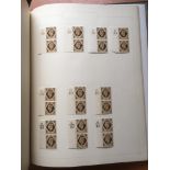 GB: 1936-46 A COLLECTION OF OG CONTROLS IN AN ALBUM, MAINLY IN PAIRS WITH VALUES TO 9d (8 PAIRS),