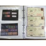 GB: BINDER WITH QE2 WILDINGS COLLECTION, MINT USED, BOOKLET PANES, CYLINDER BLOCKS,