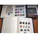 GB: BOX WITH MINT COLLECTION IN A KA-BE PRINTED ALBUM AND A BINDER, DECIMAL COMMEMS TO 1999,