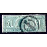 GB: 1902-10 DE LA RUE £1 USED, SOUND,