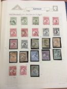 AUSTRALIA: 1913-75 OG OR USED COLLECTION IN AN ALBUM, ROOS AND HEADS WITH USED MULTIPLES,