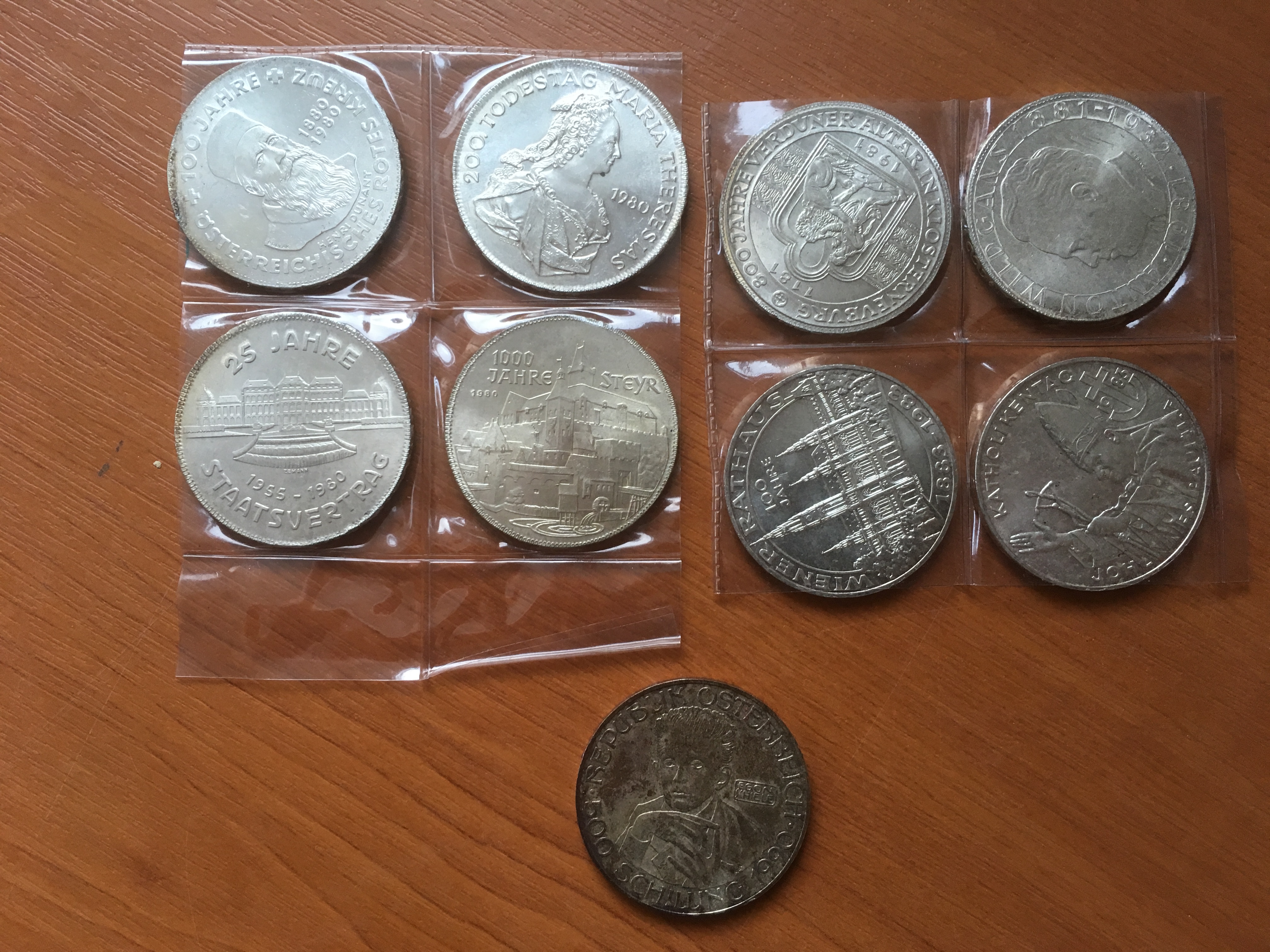 AUSTRIA: c1982-89 COLLECTION OF 500 SCHILLING SILVER COMMEMORATIVE COINS, - Image 4 of 6