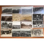 PACKET MIXED POSTCARDS, WALES WITH BRYNMAWR RP, LLANHARAN RP, SWANSEA,