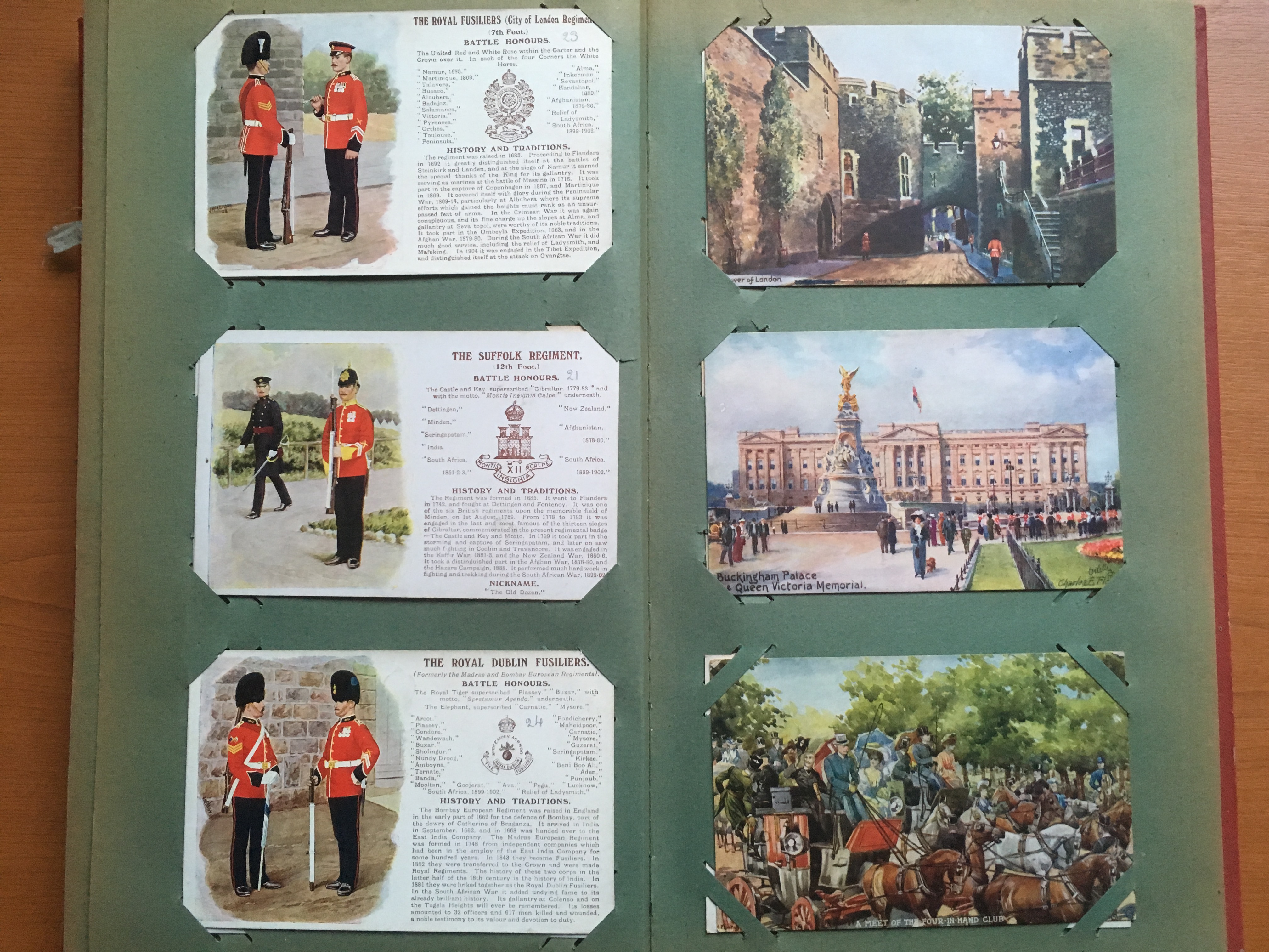 CORNER SLOT ALBUM MIXED SUBJECT POSTCARDS, MILITARY WITH WW1, LOUIS WAIN, COMIC, GREETINGS, - Image 8 of 11