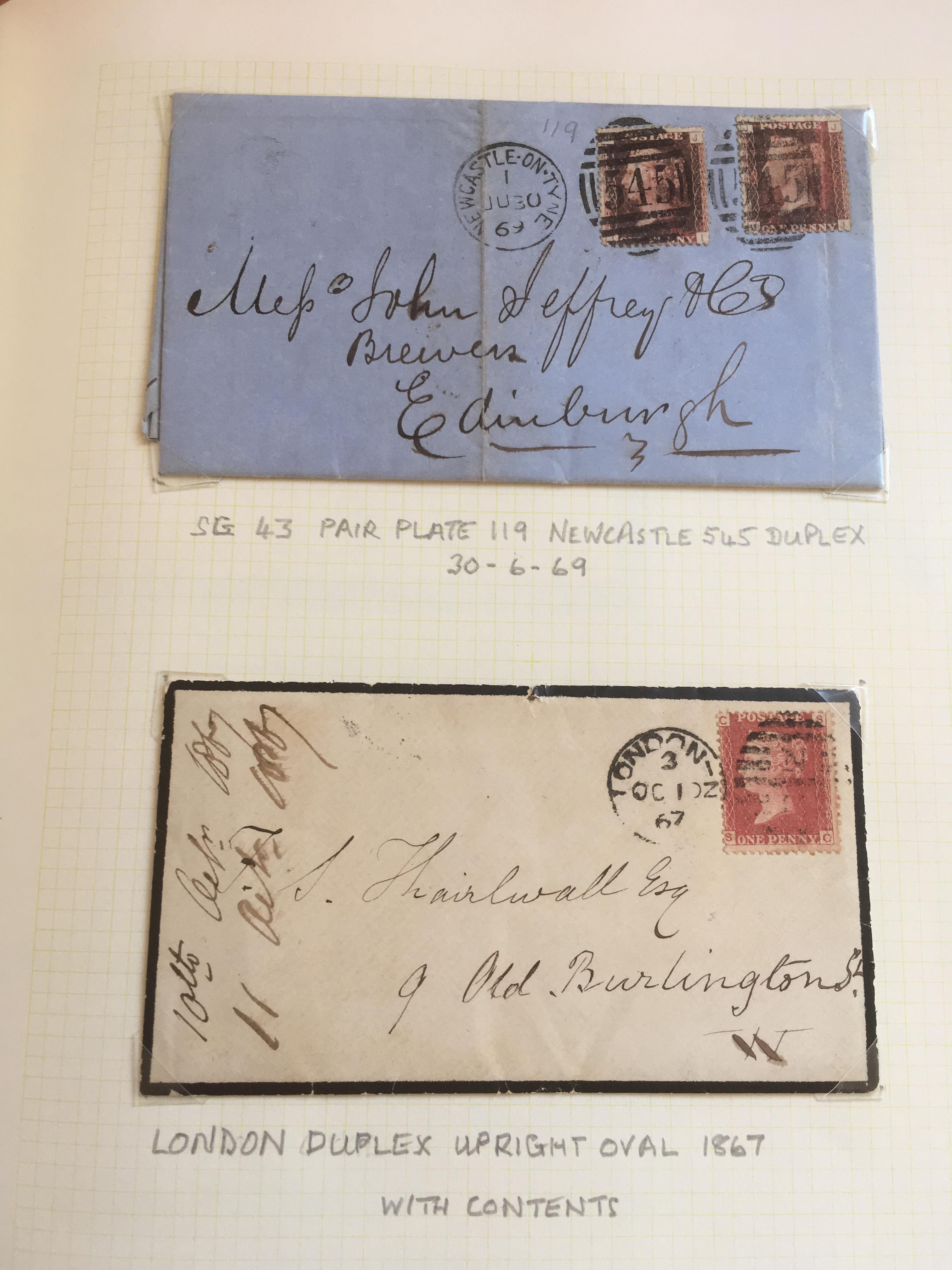 GB: ALBUM WITH SMALL COLLECTION POSTAL HISTORY, STATIONERY, - Image 4 of 6