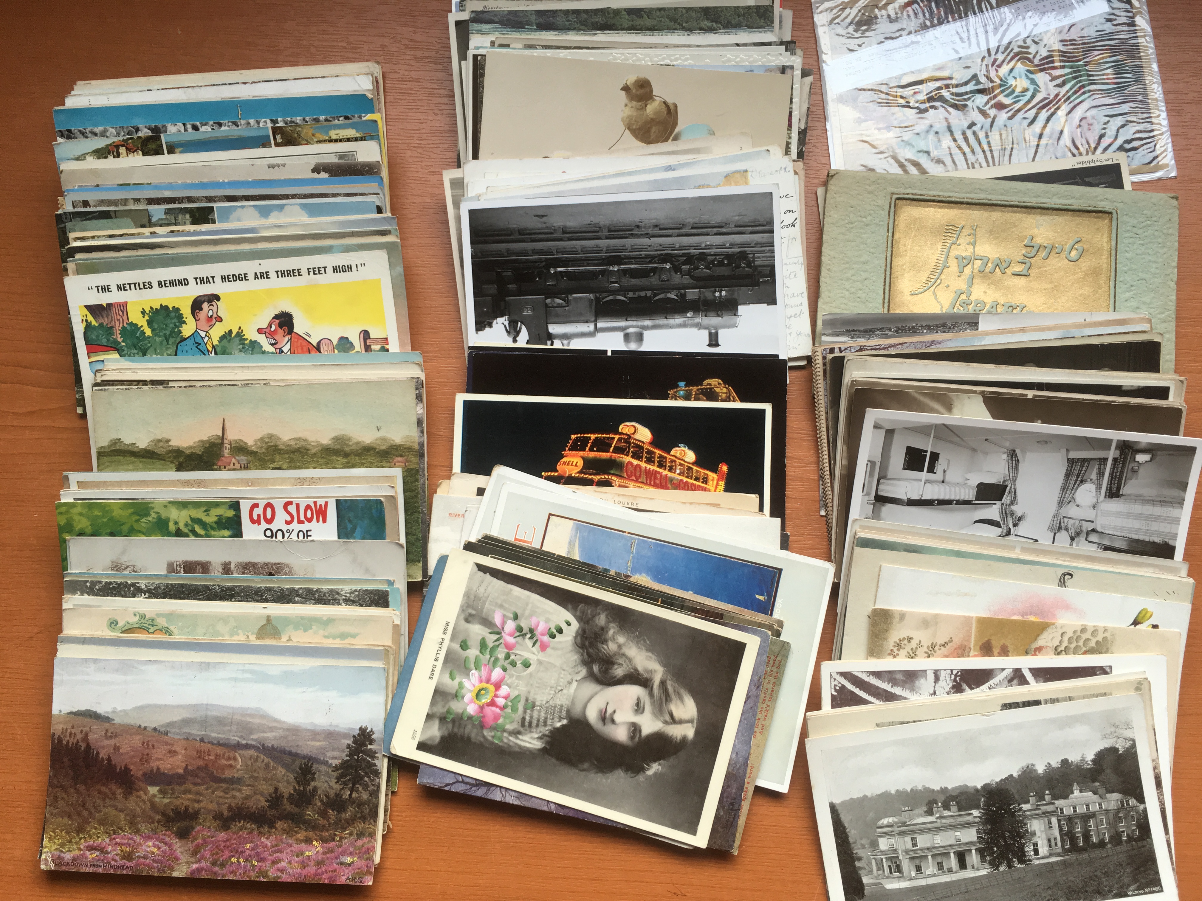 BOX OF MIXED POSTCARDS, BIRDS, LNWR RAILWAY OFFICIALS, 1951 FESTIVAL OF BRITAIN UK VIEWS, HOSPITALS, - Image 4 of 4