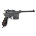 MAUSER, GERMANY A 7.63mm (MAUSER) SEMI-AUTOMATIC PISTOL, MODEL 'C96 WARTIME COMMERCIAL' serial no.