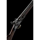 A .750 FLINTLOCK MUSKET, UNSIGNED, MODEL 'EAST INDIA CO. PATTERN BROWN-BESS', no visible serial