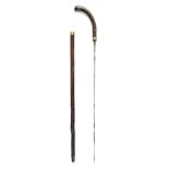 MOLE, BIRMINGHAM A BRITISH CUSTOM OFFICER'S BALE-PROBE SWORD-STICK, early to mid Victorian, with