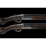 FAMARS A PAIR OF BADILLINI-ENGRAVED 28-BORE 'EXCALIBUR BL DELUXE' SINGLE-TRIGGER ROUND-BODIED