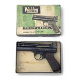 WEBLEY & SCOTT, BIRMINGHAM A BOXED .22 BARREL-COCKING AIR-PISTOL, MODEL 'PREMIER 'E' SERIES',