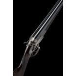 CHARLES BOSWELL (LONDON) A 12-BORE SIDELEVER HAMMER PIGEON GUN, serial no. 33255, pre 1887, 31in.