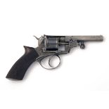 A RARE .320 (SHORT REVOLVER) AUTOMATIC-EJECTING REVOLVER, UNSIGNED, MODEL 'THOMAS'S PATENT',