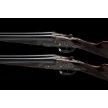 AYA A PAIR OF 16-BORE 'NO.1 MODEL' HAND-DETACHABLE SIDELOCK EJECTORS, serial no. 569633 / 4, for