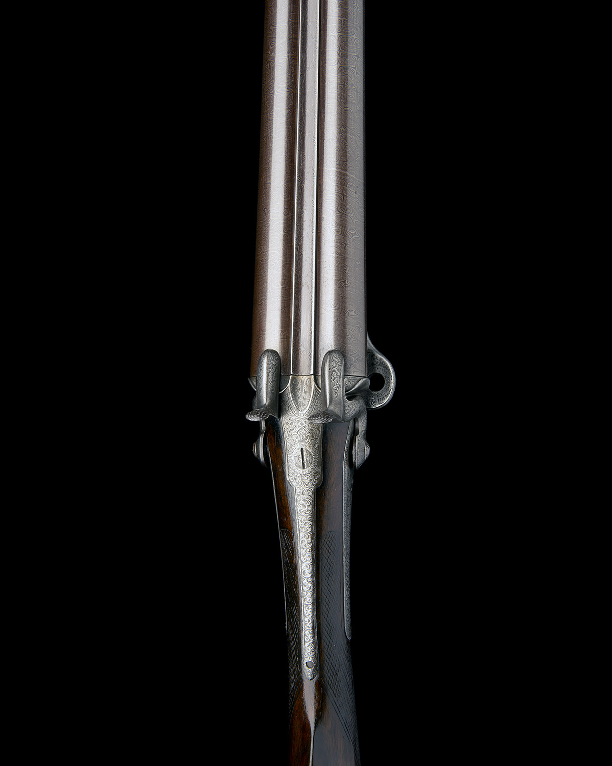 J.D. DOUGALL A 12-BORE 1860 PATENT 'LOCKFAST' SLIDE-AND-TILT SIDELEVER PINFIRE HAMMERGUN, serial no. - Image 4 of 7