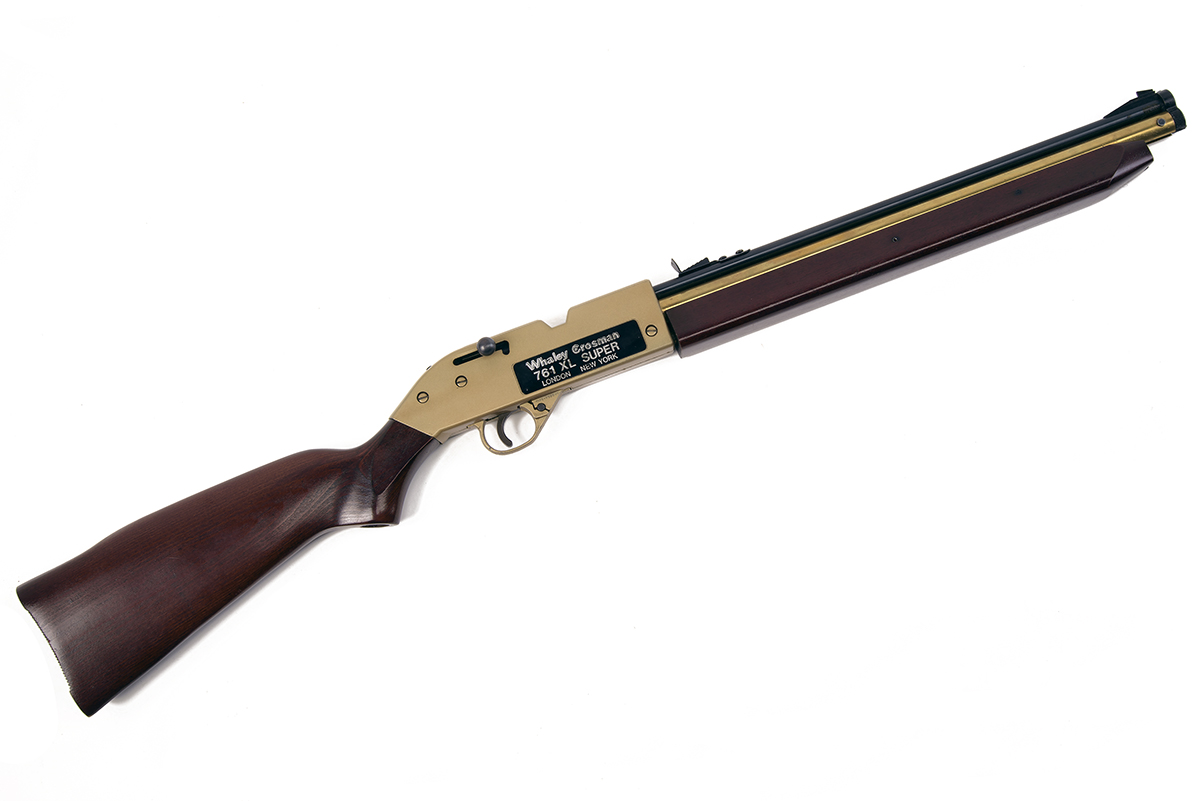 WHALEY, LONDON A RARE CASED .177 MULTI-PUMP PNEUMATIC CUSTOM AIR-RIFLE, MODEL 'WHALEY-CROSMAN