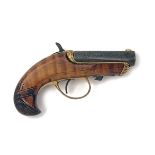 NATIONAL F.A. CO., NEW YORK A SCARCE .41 RIMFIRE AND PERCUSSION DELUXE DERRINGER, MODEL '