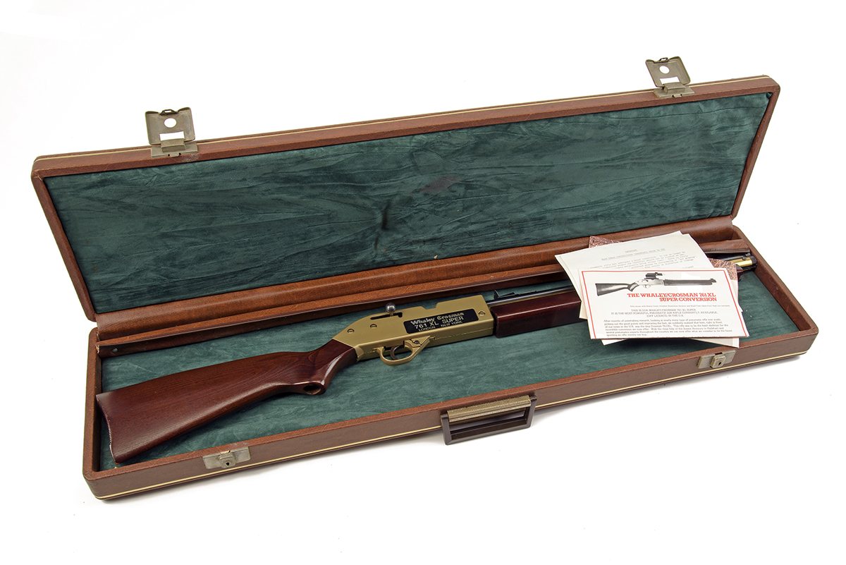 WHALEY, LONDON A RARE CASED .177 MULTI-PUMP PNEUMATIC CUSTOM AIR-RIFLE, MODEL 'WHALEY-CROSMAN - Image 3 of 3