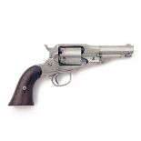 E. REMINGTON & SONS, USA A CASED .38 (RIMFIRE) FIVE-SHOT REVOLVER, MODEL 'NEW MODEL POLICE