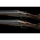 AYA A PAIR OF 12-BORE 'NO.2 MODEL' HAND-DETACHABLE SIDELOCK EJECTORS, serial no. 601276 / 7, dated