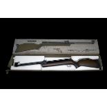 STERLING ARMAMENT CO. ENGLAND A BOXED .22 UNDER-LEVER AIR-RIFLE, MODEL 'HR81', serial no. 1590,