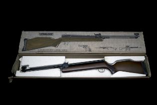 STERLING ARMAMENT CO. ENGLAND A BOXED .22 UNDER-LEVER AIR-RIFLE, MODEL 'HR81', serial no. 1590,