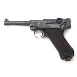 DWM, GERMANY A 9mm (PARA) SEMI-AUTOMATIC PISTOL, MODEL 'P08 LUGER', serial no. 1342, dated for