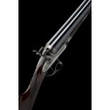 PURDEY A 12-BORE 1863 PATENT (SECOND PATTERN) PUSH-FORWARD THUMBHOLE UNDERLEVER BAR-IN-WOOD