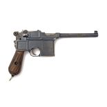 MAUSER, GERMANY A 7.63mm (MAUSER) SEMI-AUTOMATIC PISTOL, MODEL 'CONE-HAMMER C96 BROOMHANDLE', serial