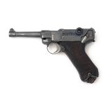 DWM, GERMANY A 9mm (PARA) SEMI-AUTOMATIC PISTOL, MODEL 'P08 LUGER', serial no. 3809, dated for