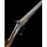 J. BLANCH & SON A 12-BORE ROTARY-UNDERLEVER PINFIRE HAMMERGUN, serial no. 4326, 30in. damascus