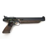 CROSMAN, USA A RARE FACTORY CUT-AWAY .22 MULTI-PUMP PNEUMATIC AIR-PISTOL, MODEL '1322 MEDALLIST',