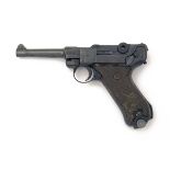 MAUSER, GERMANY A 9mm (PARA) SEMI-AUTOMATIC PISTOL, MODEL 'P08 LUGER COMMERCIAL', serial no. 5127,