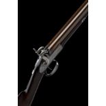 JOSEPH MANTON, LONDON A 13-BORE PERCUSSION DOUBLE-BARRELLED SPORTING-GUN, serial no. 7261, for