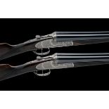 ARRIETA A PAIR OF 12-BORE 'NO.1 MODEL' ROUNDED BAR SIDELOCK EJECTORS, serial no. 47-08 and 48-08,