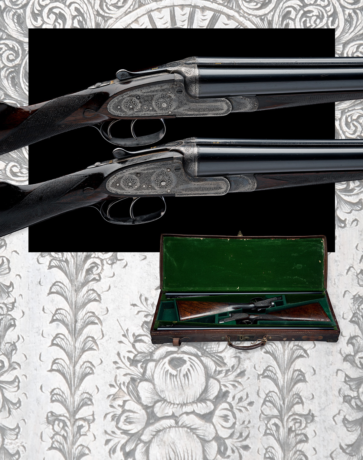 P. WEBLEY & SONS A COMPOSED PAIR OF 12-BORE SIDELOCK EJECTORS, serial no. 54657 / 54668, circa 1898, - Image 11 of 11