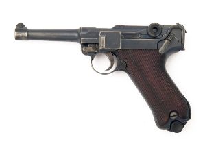 DWM, GERMANY A 9mm (PARA) SEMI-AUTOMATIC PISTOL, MODEL 'P08 LUGER', serial no. 3796, WITH HOLSTER,