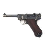 DWM, GERMANY A 9mm (PARA) SEMI-AUTOMATIC PISTOL, MODEL 'P08 LUGER', serial no. 3796, WITH HOLSTER,