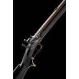 A GOOD .625 FLINTLOCK BAKER VOLUNTEER TARGET / MATCH RIFLE BY WILLIAM MOORE, no visible serial