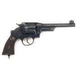 SMITH & WESSON, USA A .455 SIX-SHOT REVOLVER, MODEL 'TRIPLE-LOCK HAND-EJECTOR', serial no. 4176,