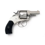 A .440 (SHORT) FIVE-SHOT REVOLVER, UNSIGNED, MODEL 'AMERICAN BULLDOG', no visible serial number,