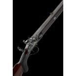 BAKER, LONDON A .550 FLINTLOCK SPORTING-TARGET RIFLE, no visible serial number, circa 1820, with