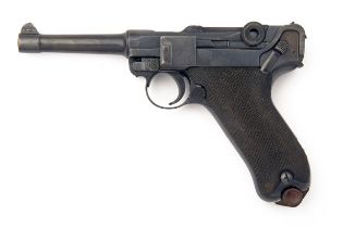 DWM, GERMANY A 9mm (PARA) SEMI-AUTOMATIC PISTOL , MODEL 'LUGER P08', serial no. 2695, dated for