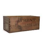 TRENT GUNS & CARTRIDGES LTD., GRIMSBY A LARGE SIZE WOOD CARTRIDGE OUTER, possibly pre-war and