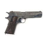 COLT, USA A .45 (ACP) SEMI-AUTOMATIC PISTOL, MODEL '1911 GOVERNMENT', serial no. 306678, for 1918,