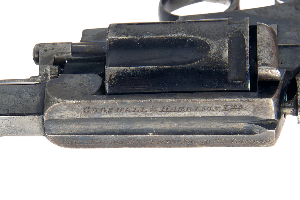 WEBLEY FOR COGSWELL & HARRISON, LONDON A .360 (No.5) SIX-SHOT REVOLVER, MODEL 'WEBLEY'S No.5', - Image 3 of 4