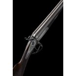 PURDEY A 12-BORE 1863 PATENT (SECOND PATTERN) PUSH-FORWARD THUMBHOLE UNDERLEVER HAMMERGUN, serial