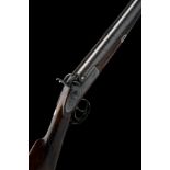 W.G. RAWBONE, CAPETOWN A 13-BORE & .700 PERCUSSION DOUBLE-BARRELLED CAPE-RIFLE, no visible serial