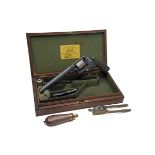 DEANE ADAMS & DEANE, LONDON A CASED 38-BORE FIVE-SHOT PERCUSSION-REVOLVER, MODEL '1851 ADAM'S